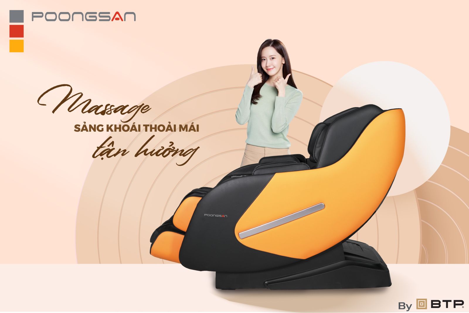 Ghế massage Poongsan đã và đang là người bạn đồng hành tốt nhất cho gia đình bạn